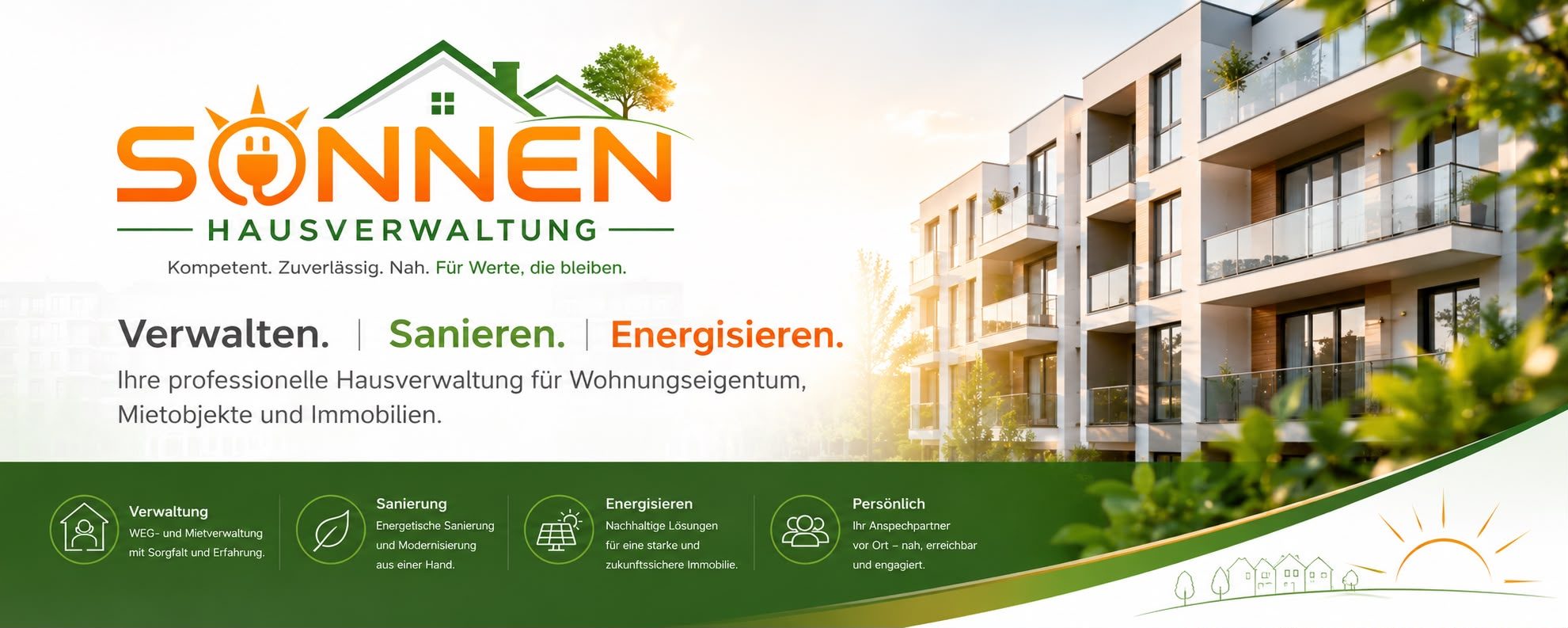 Zukunftsimmobilie by Sonnen Hausverwaltung